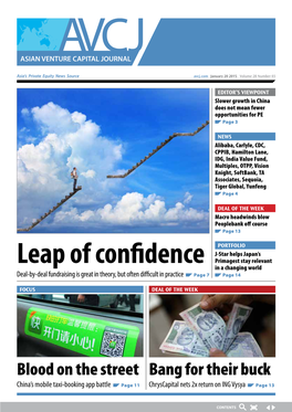 Leap of Confidence Primagest Stay Relevant in a Changing World Deal-By-Deal Fundraising Is Great in Theory, but Often Difficult in Practice Page 7 Page 14