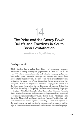Beliefs and Emotions in South Sami Revitalisation Leena Huss and Sigrid Stångberg