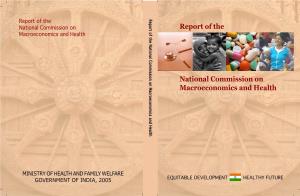 Report of the National Commission on Macroeconomics and Health Report of the National Commission on Macroeconomics and Health