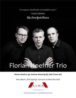 EPK Florian Hoefner Trio