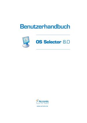 Acronis Os Selector Als Bootmanager