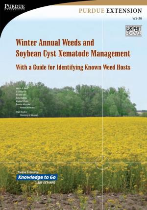 Winter Annual Weeds and Soybean Cyst Nematode Management with a Guide for Identifying Known Weed Hosts