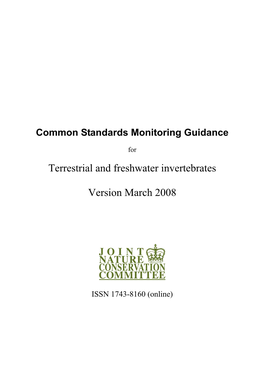 Common Standards Monitoring Guidance
