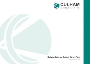Culham Science Centre Travel Plan Co-Ordinator: to Be Confirmed