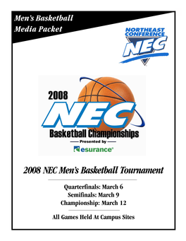 2008 NEC Men's Basketball Tournament