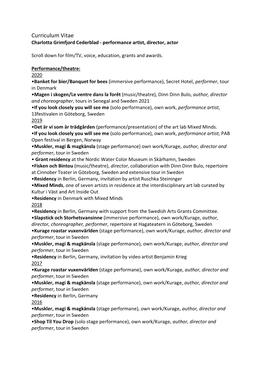 Curriculum Vitae Eng