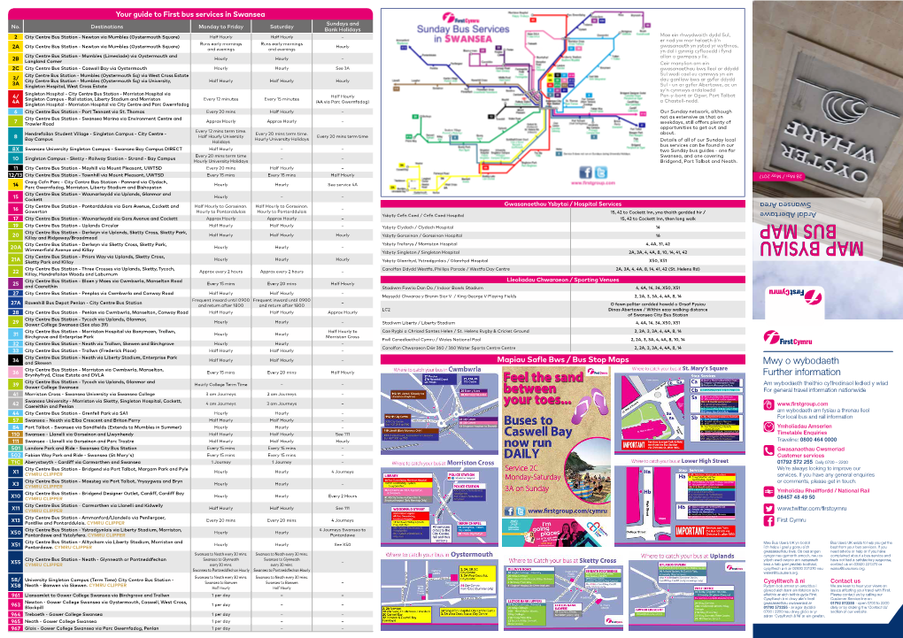 Your Guide to First Bus Services in Swansea Sundays and No