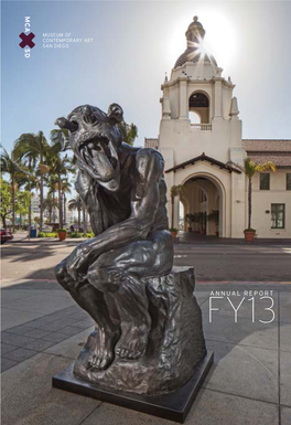 Museum of Contemporary Art San Diego Annual Report FY13