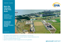 Gva.Co.Uk/Investment Upon the Instruction of Rio Tinto Alcan