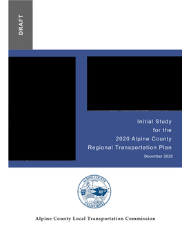 Initial Study for the 2020 Alpine County Regional Transportation Plan