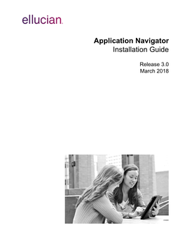 Application Navigator 3.0 Installation Guide