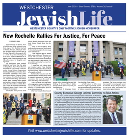 New Rochelle Rallies for Justice, for Peace