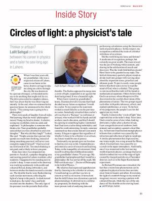 Circles of Light: a Physicist's Tale