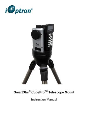 Smartstar Cubepro Telescope Mount Instruction Manual