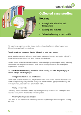 Collected Case Studies: Housing
