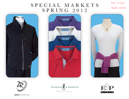 Special MARKETS Spring 2012