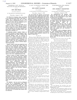 CONGRESSIONAL RECORD— Extensions of Remarks E 1627