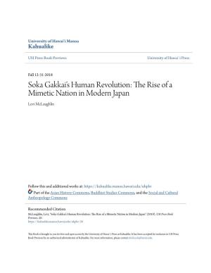 Soka Gakkai's Human Revolution: the Rise of a Mimetic Nation in Modern