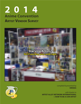 Anime Convention Artist Vendor Survey
