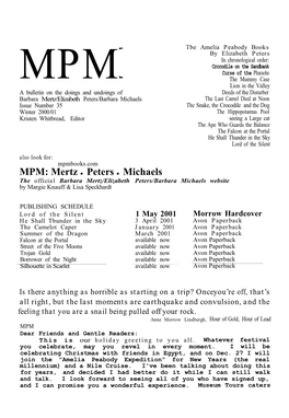 MPM Newsletter