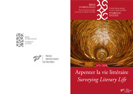 Arpenter La Vie Littéraire Surveying Literary Life