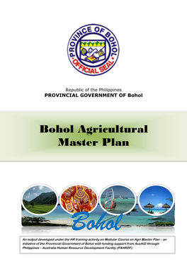 Bohol Agricultural Master Plan