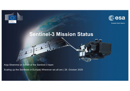 Sentinel-3 Mission Status