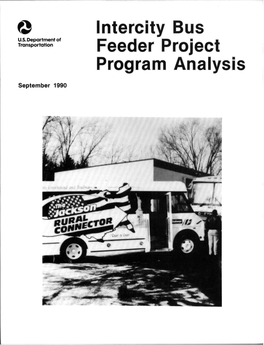 Intercity Bus Feeder Project Program Analysis