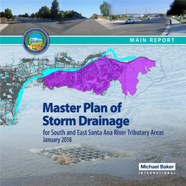 Master Plan of Drainage for South and East Santa Ana