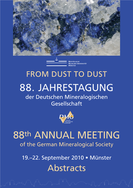 88. Jahrestagung 88Th Annual Meeting