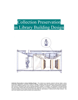Collection Preservation in Library Building Design