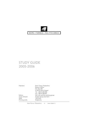 Study Guide 2005-2006