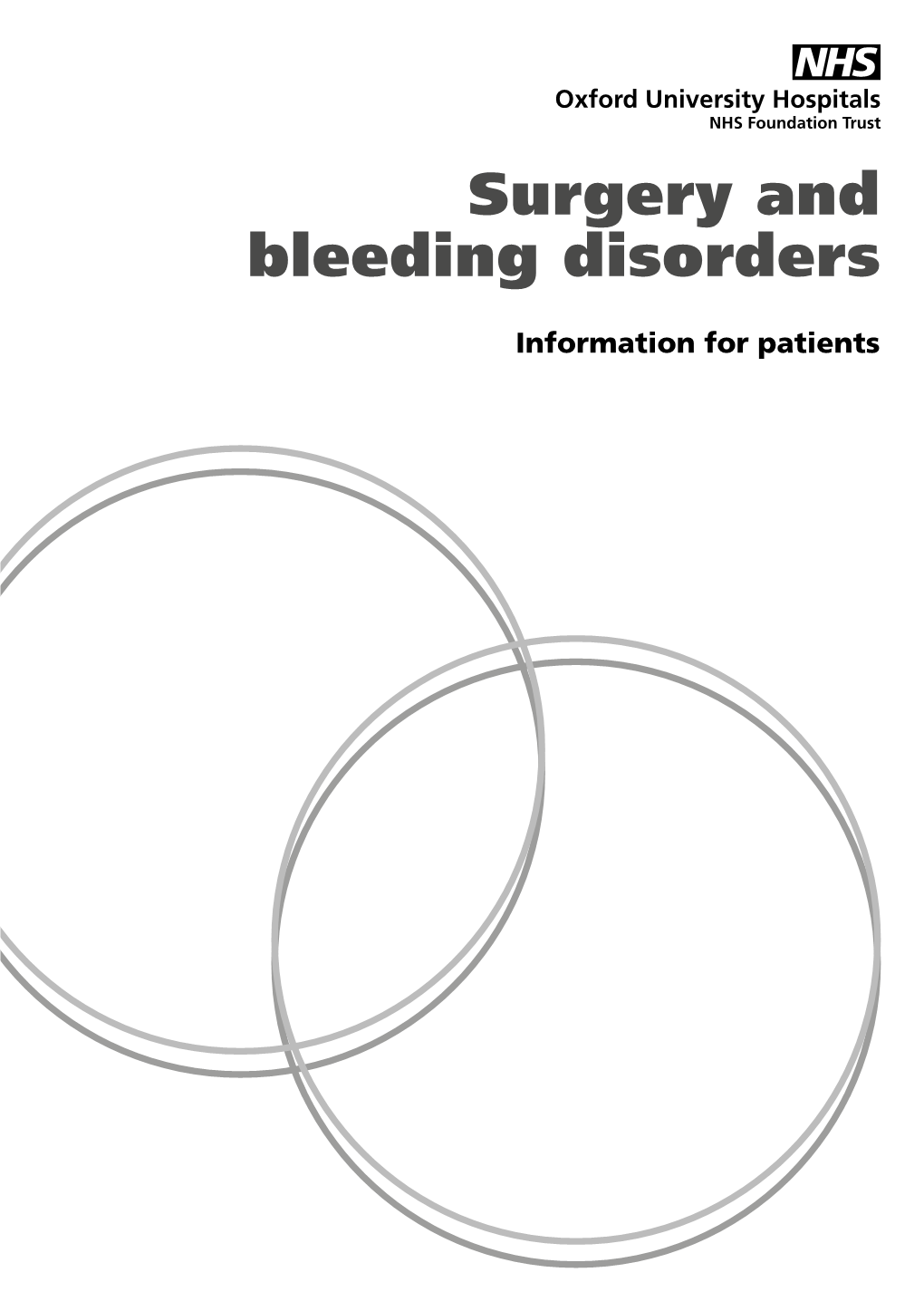 Surgery and Bleeding Disorders