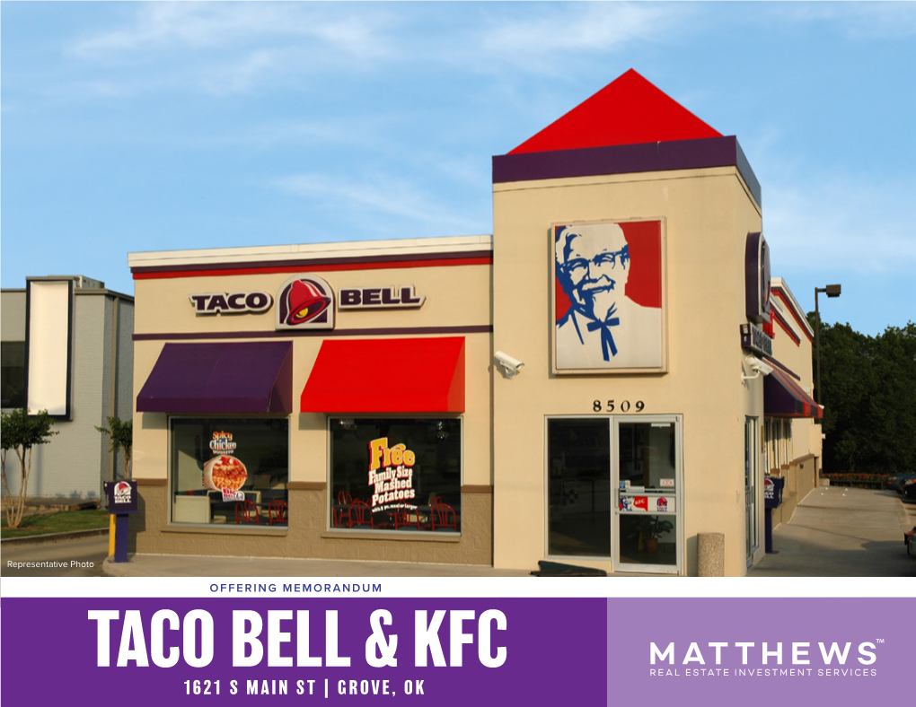 TACO BELL & KFC ™ 1621 S MAIN ST | GROVE, OK Property Name