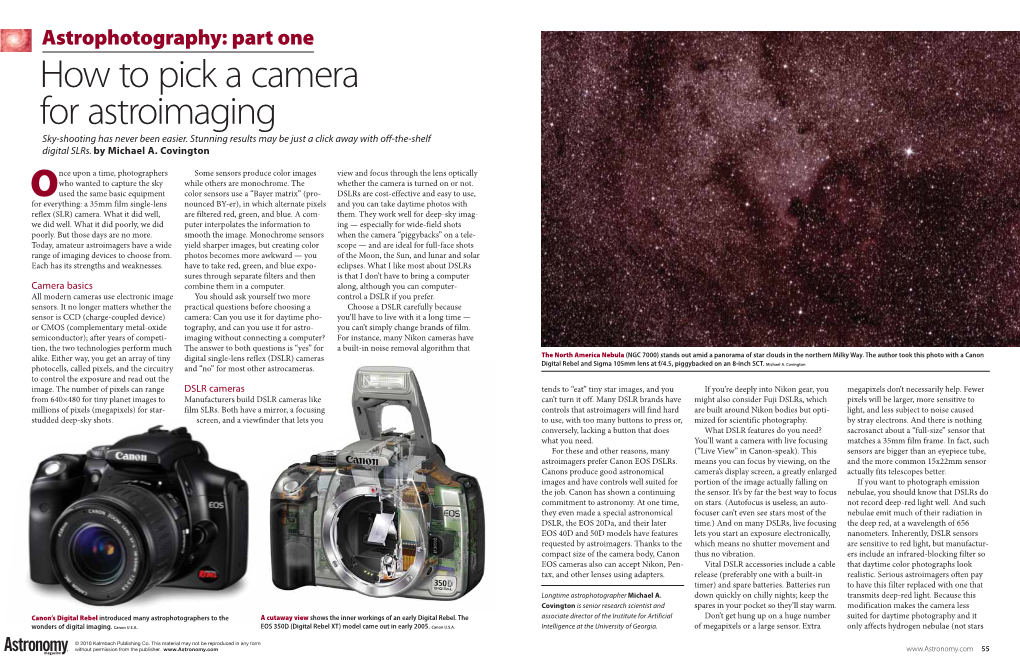 How to Pick a Camera for Astroimaging Sky-Shooting Has Never Been Easier