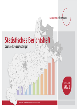Statistisches Berichtsheft Des Landkreises Göttingen Ausgabe 2021