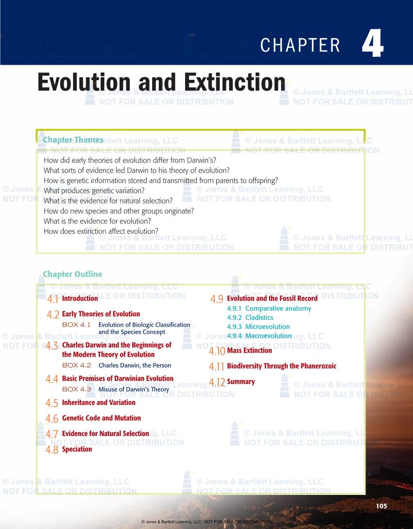 Evolution and Extinction 107