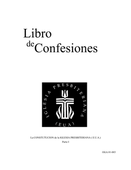Book of Confession En Espanol