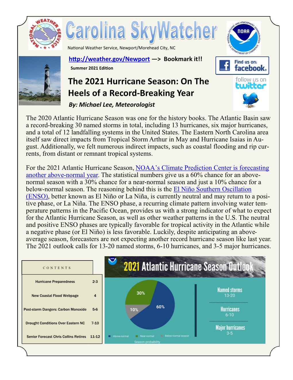 The 2021 Hurricane Season: on The