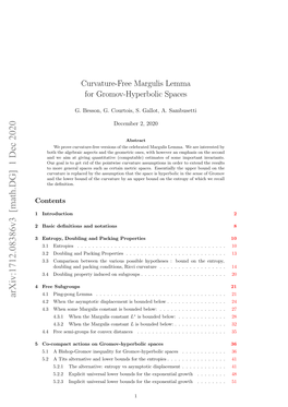 Curvature-Free Margulis Lemma for Gromov-Hyperbolic Spaces