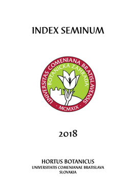 Index Seminum 2018.Pdf