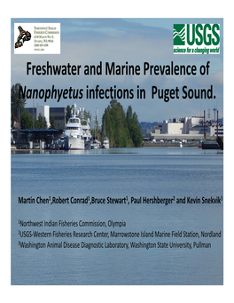 Freshwater and Marine Prevalence of Nanophyetus Infections in Puget Sound