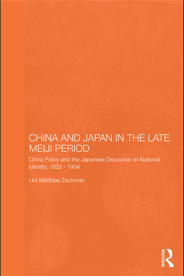China and Japan in the Late Meiji Period