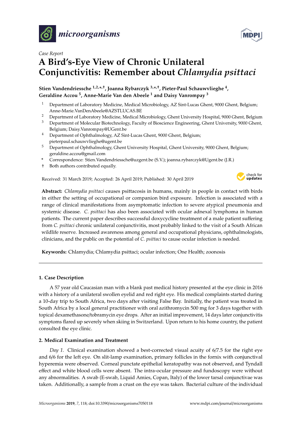 A Bird's-Eye View of Chronic Unilateral Conjunctivitis