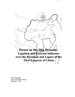Power In- Th M Dynas Legalism and External Influence Over The