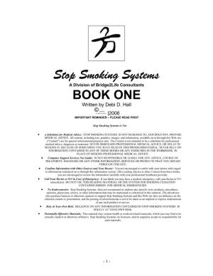 Stop Smoking Systems BOOK