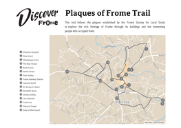 Plaques of Frome Trail