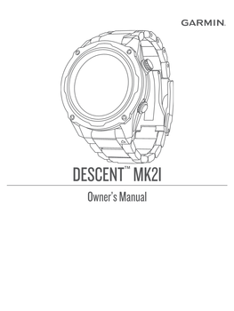 Descent™‎ Mk2i Owner's Manual