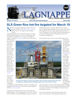 SLS Green Run Hot Fire Targeted for March 18 ASA Is Targeting Thursday, March 18 for the Finishing up Booster Assembly