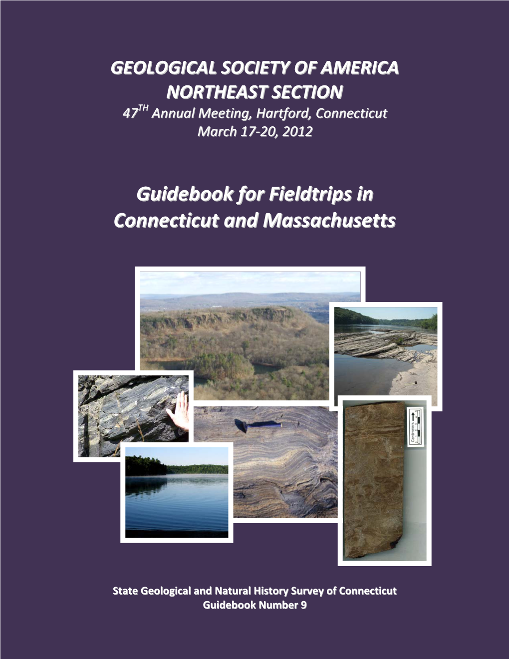 Guidebook for Fieldtrips in Connecticut and Massachusetts